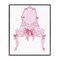 Stupell Industries Lovely Pink Vanity with Bows Framed Giclee Design by Ziwei Li